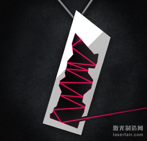 利用反射的时尚激光灯(图片源自Behance)